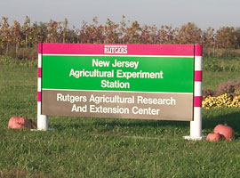 Rutgers農業研究和延伸中心照片。