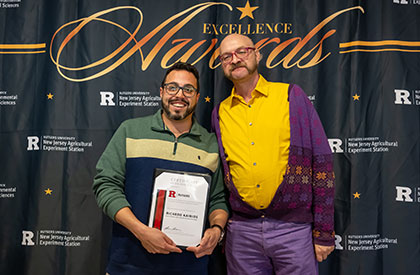 Ricardo Kairios and Associate Dean of Diversity, Equity, and Inclusion Troy Roepke.